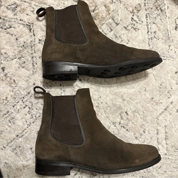 Thursday Boot Company Chocolate Suede Ankle Booties - Picture 5 of 8